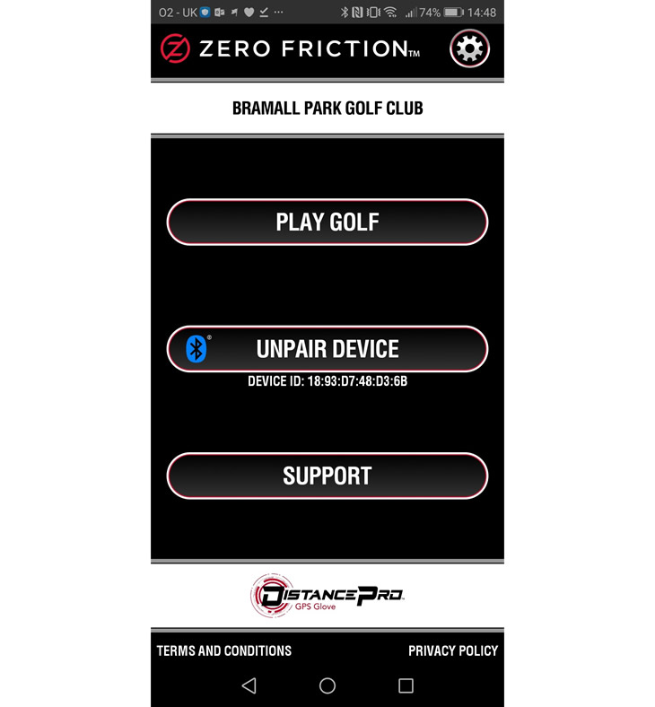 Zero Friction Distance Pro GPS Glove