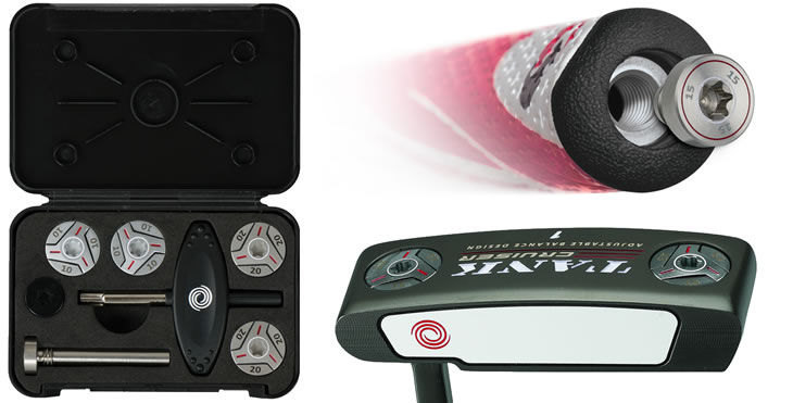 Putter adjustable weights