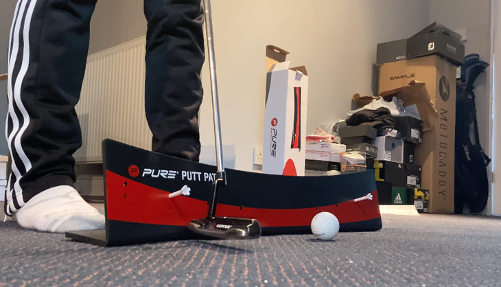 Pure2Improve Putt Path Practice Aid